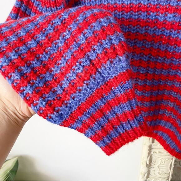 Zara Striped Knit Cropped Crewneck Sweater - Picture 7 of 14